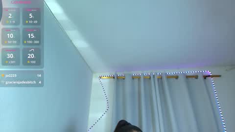 Snapshot of 01dulcemaria_ chatting on October 17, 5:44 am Dulce Maria online show from October 17, 5:44 am