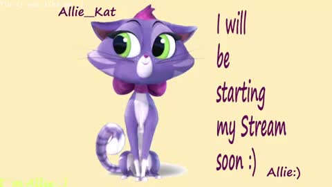 Allie online show from July 11, 2:10 pm
