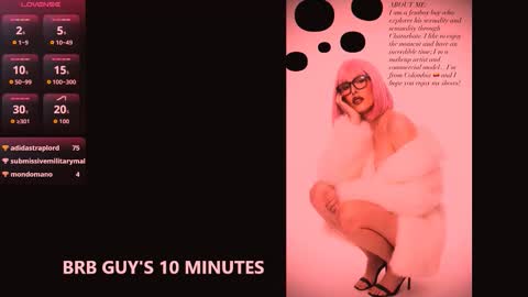 SWEETJAMES  online show from December 19, 5:45 am